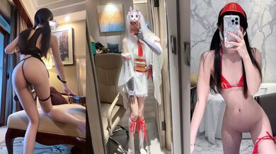 性感女神 lunababy 520 门槛金主狠操 肤白如雪完极品身材 抓马尾后入骚穴！